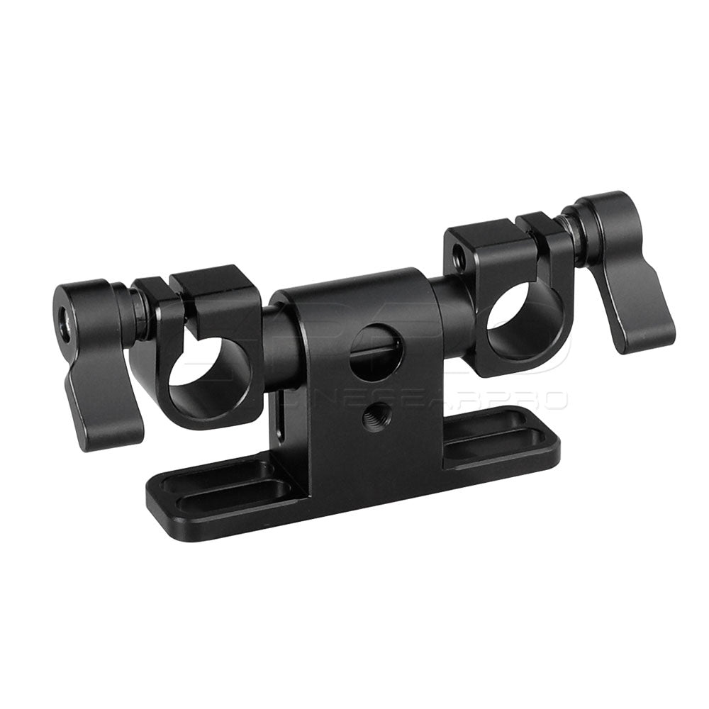 CGPro Adjustable 15mm Dual Rod Clamp With 360° Swivel Rod Adapter Rod Clamps - CINEGEARPRO