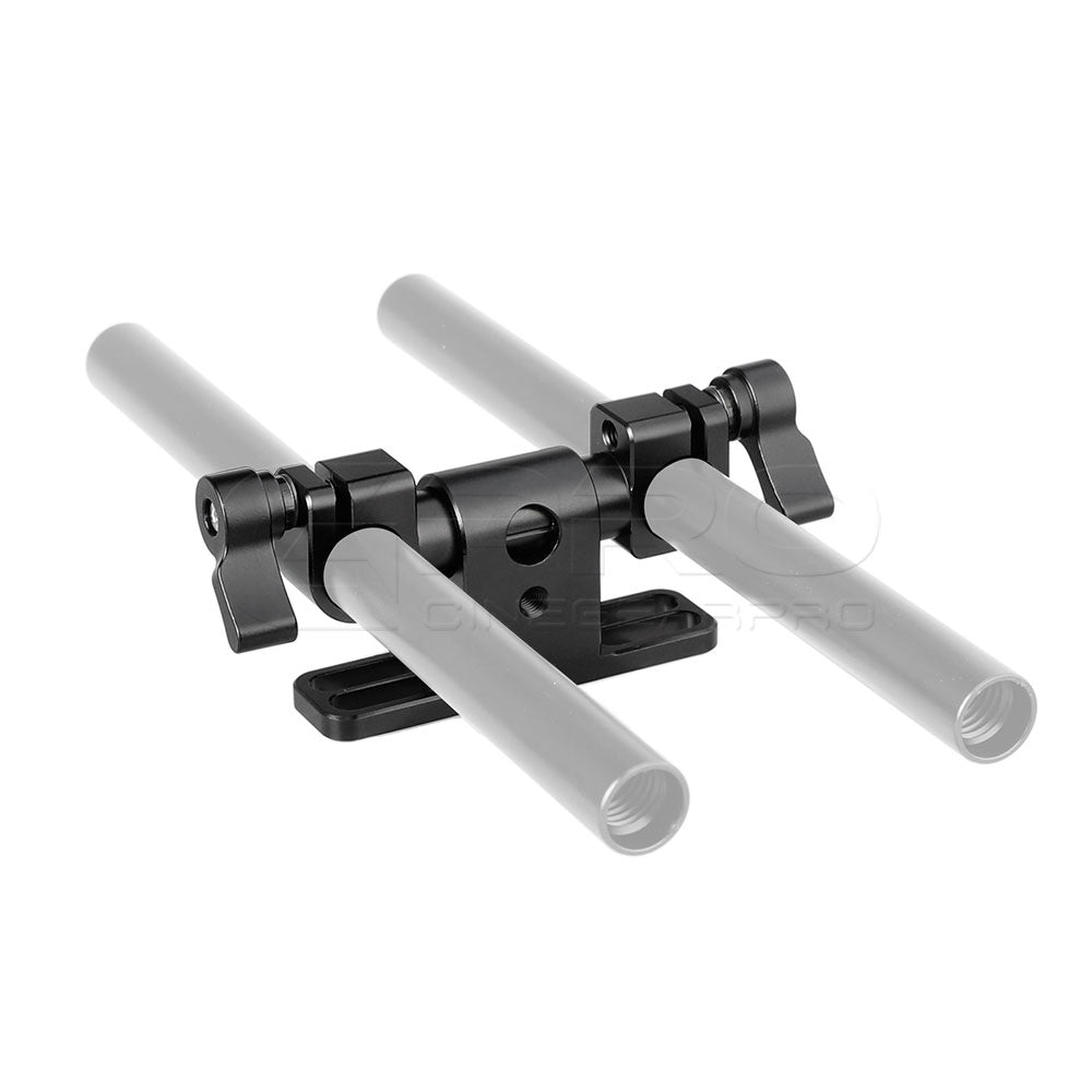 CGPro Adjustable 15mm Dual Rod Clamp With 360° Swivel Rod Adapter Rod Clamps - CINEGEARPRO