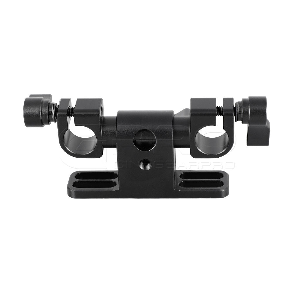CGPro Adjustable 15mm Dual Rod Clamp With 360° Swivel Rod Adapter Rod Clamps - CINEGEARPRO