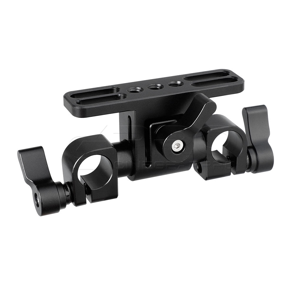 CGPro Adjustable 15mm Dual Rod Clamp With 360° Swivel Rod Adapter Rod Clamps - CINEGEARPRO