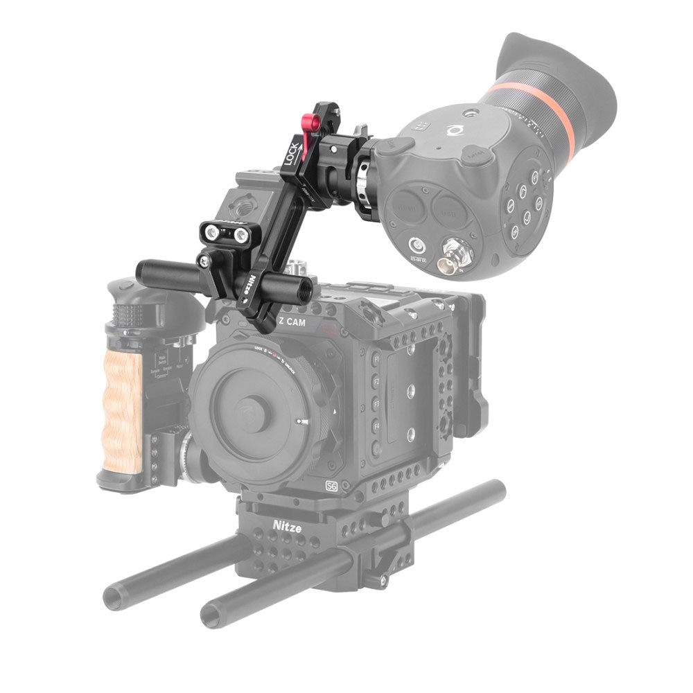 Nitze EVF-K03 EVF Mount With NATO Rail And Arri Rosette