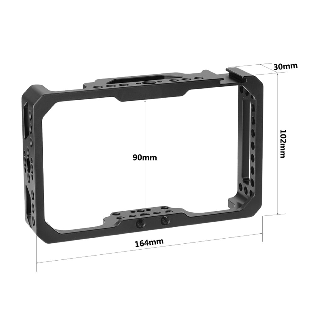 CGPro Desview R6 UHB 5.5 Inch 2800nit 4K Monitor Protective Cage Kit With 1/4" Mounting Points & Shoe Mount