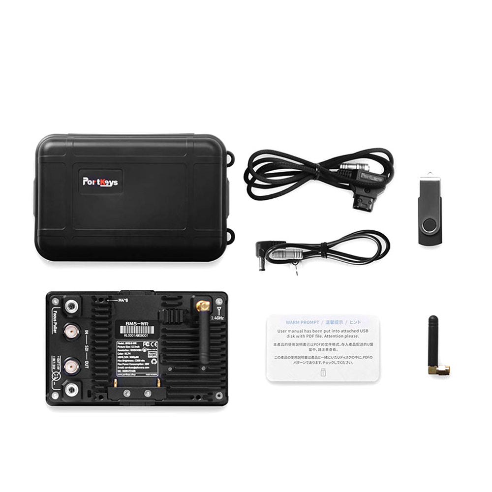 Portkeys BM5 WR HDMI/SDI 5.5" Touch Screen Wireless Control Monitor