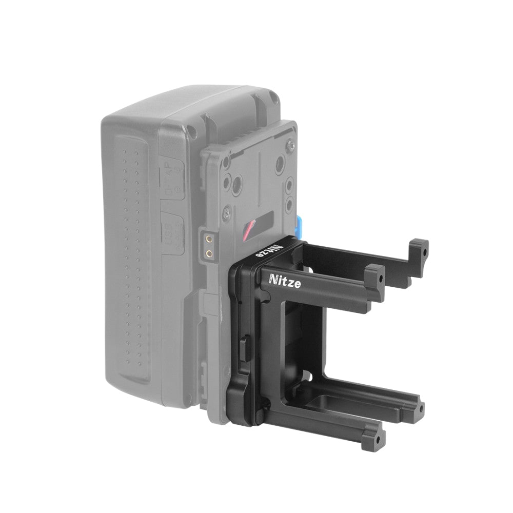 Nitze E2-FS-V3L Z CAM V Mount Adapter For Z CAM SDI Converter (Long Bracket)