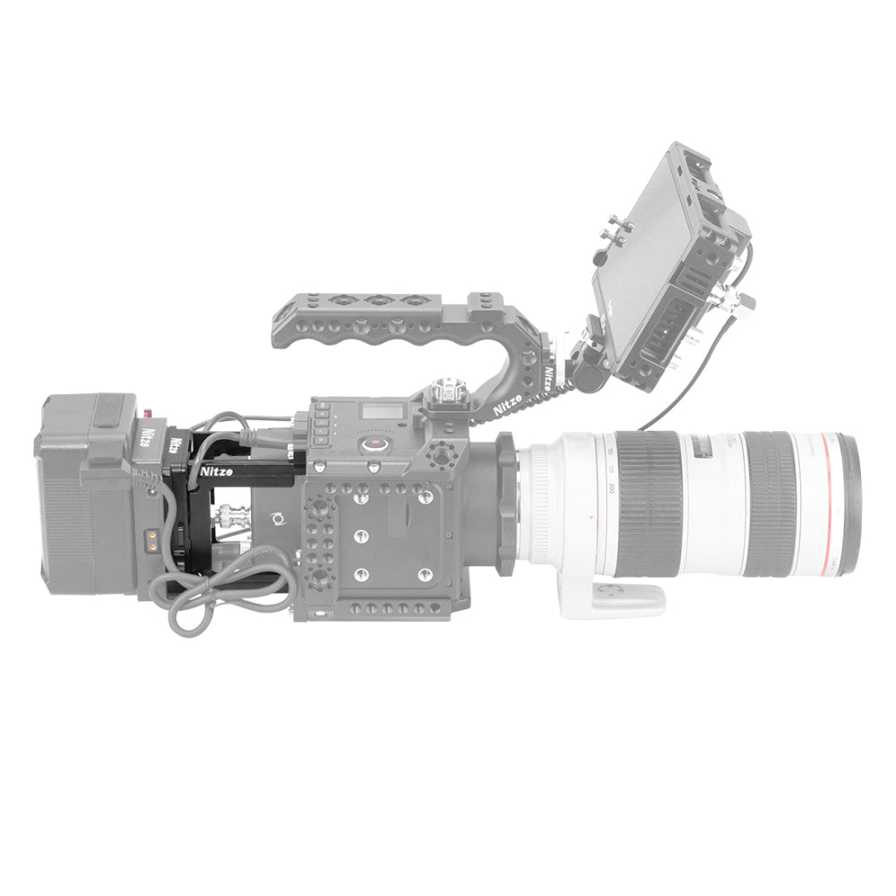 Nitze E2-FS-V3L Z CAM V Mount Adapter For Z CAM SDI Converter (Long Bracket)