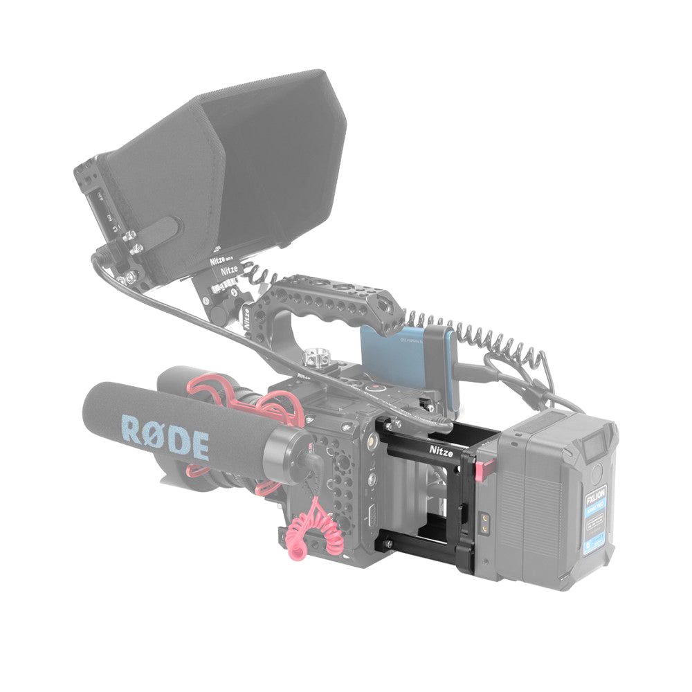 Nitze E2-FS-V3L Z CAM V Mount Adapter For Z CAM SDI Converter (Long Bracket)