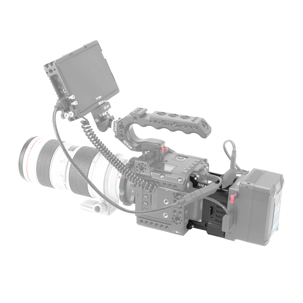 Nitze E2-FS-SV4 Z CAM V Mount Adapter with SSD Holder For Z CAM (Short Bracket)