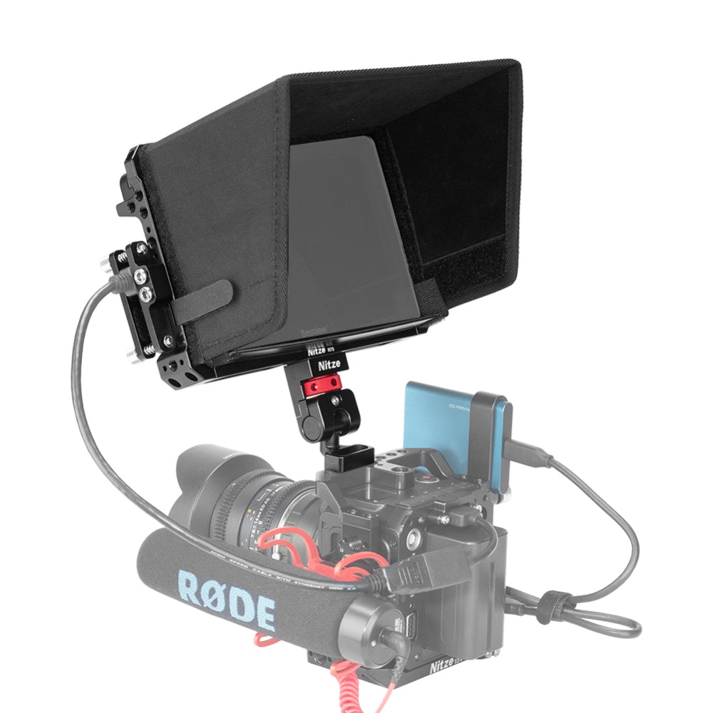 Nitze TP-R7S Monitor Cage Kit for Desview R7S/R&S II 7” Monitor