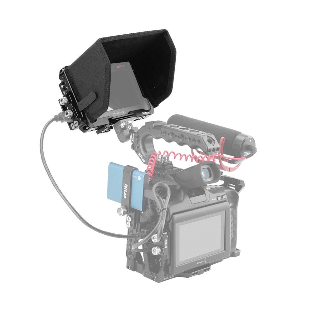 Nitze JT-B01 Blackmagic Video Assist 5’’ 12G Monitor Cage Kit