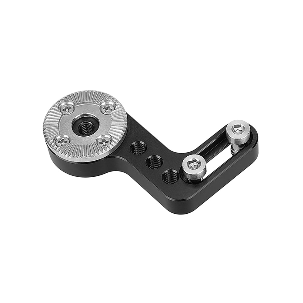 CGPro L Type ARRI Rosette Extension Mount M6 Thread Hole Connector With 1/4"-20 Mounting Groove / Points