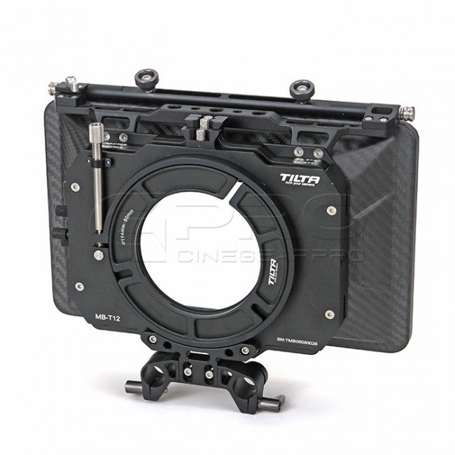 TiLTA MB-T12 Lightweight Carbon Fibre 4x5.65 Matte Box (CLAMP-ON) Matte Box - CINEGEARPRO