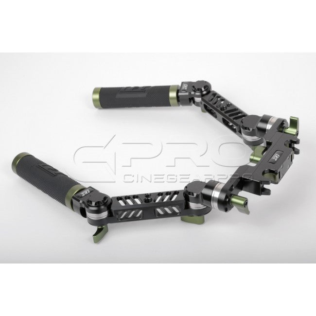 LanParte UG-02-15 Rosette Articulating Universal Handgrip w/ 15mm Quick Release Clamp Rosette Handles - CINEGEARPRO
