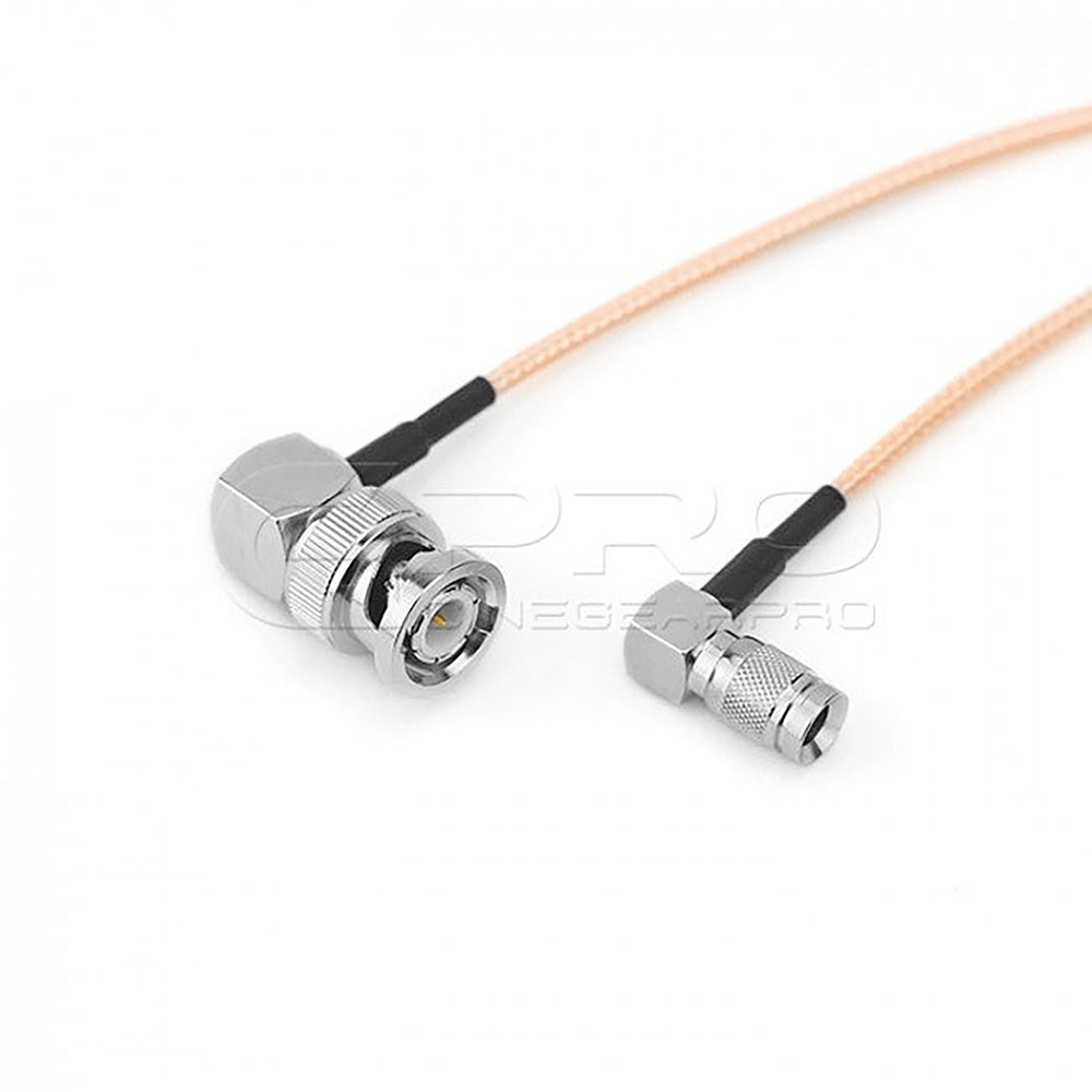 CGPro Ultra Thin Right Angled BNC to Right Angled 1.0/2.3 DIN HD-SDI 6G-SDI Cable SDI Cable - CINEGEARPRO