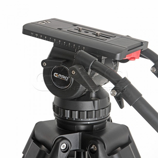 CGPro Prime 10 Tripod Fluid Head Fluid Head - CINEGEARPRO