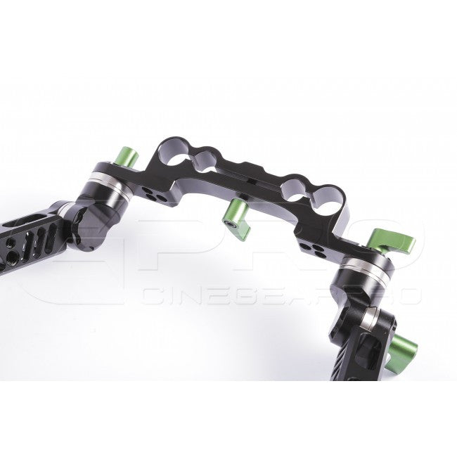 LanParte UG-02-19 Rosette Articulating 15mm/19mm Universal Adjustable Front Handgrip Rosette Handles - CINEGEARPRO