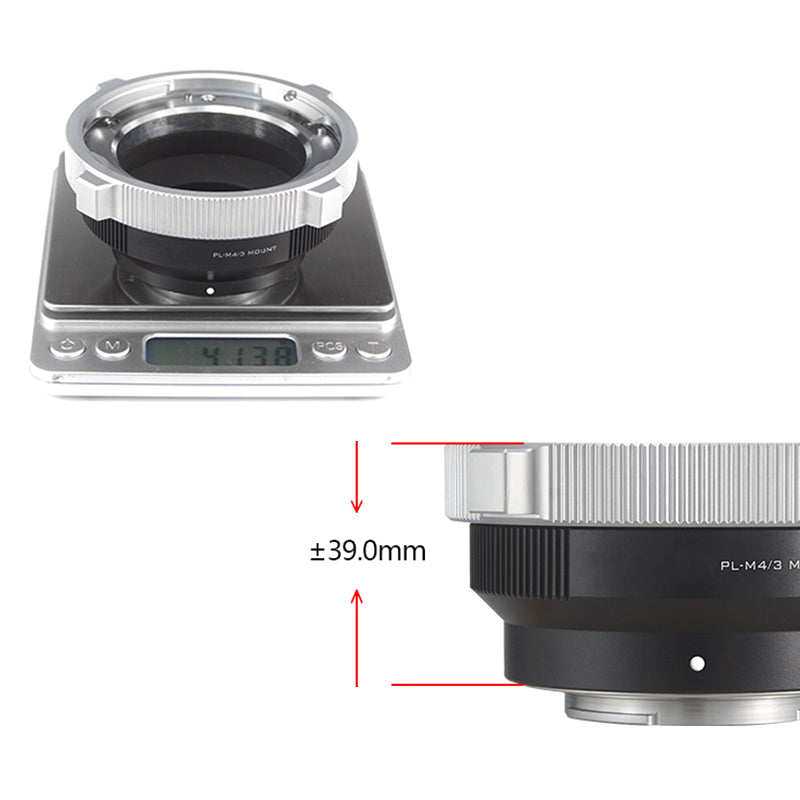 CGPro PL-M43 Arri PL to Micro Four Thirds Cameras(MFT) Lens Mount Adapter