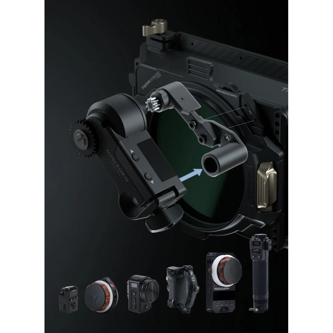 TiLTA MB-T16 Mirage Matte Box Motorized VND / 4x5.65" Filter Support
