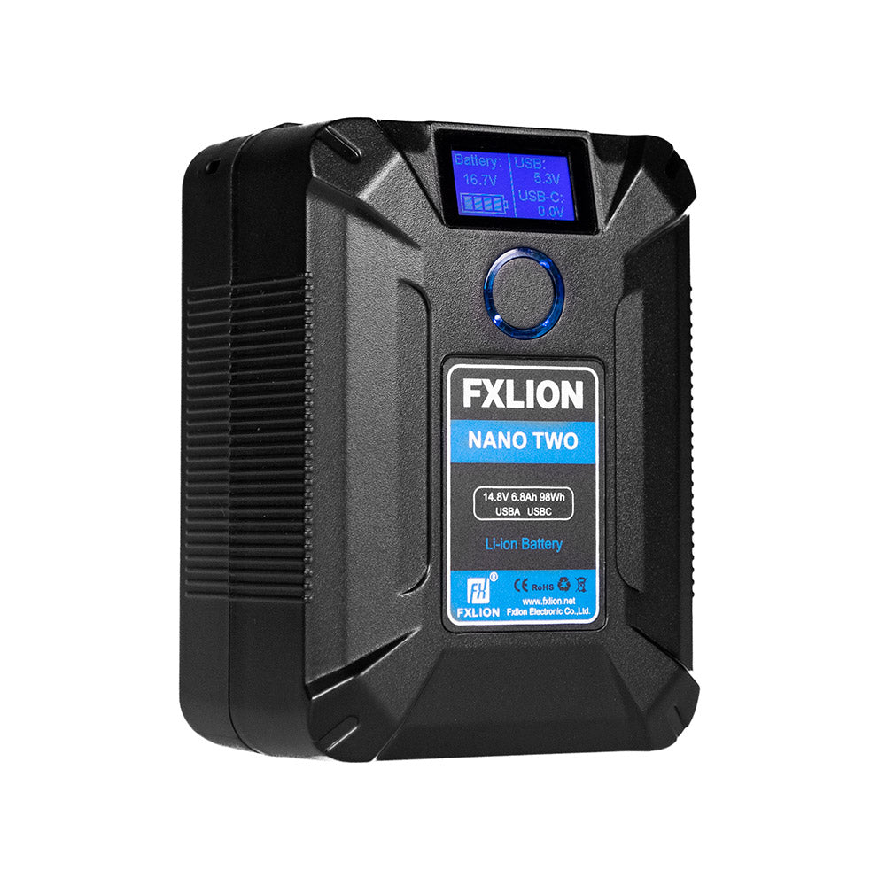 FXLION Nano Two Pocket V-Lock Battery 98Wh 14.8V V-Mount Battery - CINEGEARPRO
