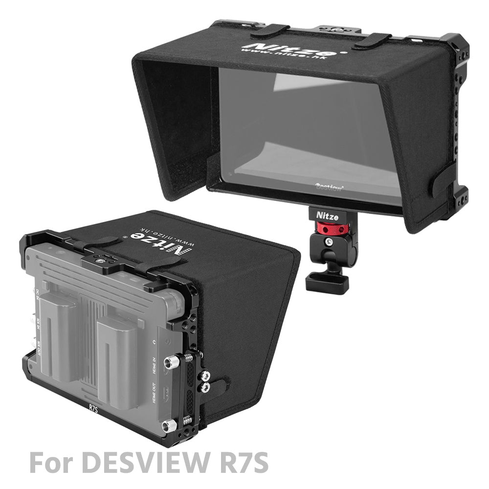 Nitze TP-R7S Monitor Cage Kit for Desview R7S/R&S II 7” Monitor