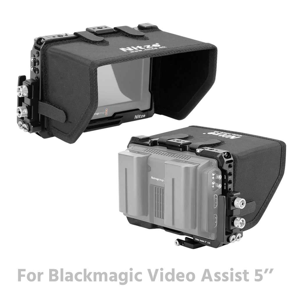 Nitze JT-B01 Blackmagic Video Assist 5’’ 12G Monitor Cage Kit