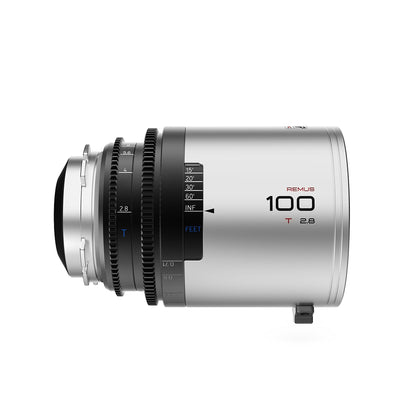 BLAZAR Remus 1.5X 100mm T2.8 Anamorphic Full Frame Lens (Silver)