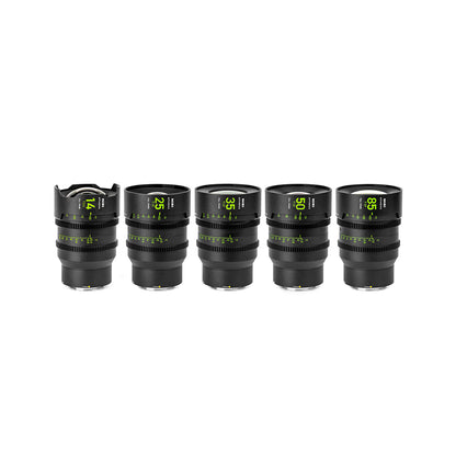 NiSi ATHENA 5-Lens Kit Full Frame Cinema Prime Lens PL/E/G Mount