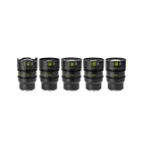 NiSi ATHENA 5-Lens Kit Full Frame Cinema Prime Lens PL/E/G Mount
