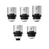 BLAZAR Remus 1.5X 5 Lens Set Full Frame Anamorphic Lens (33/50/65/85/125mm) (Silver)