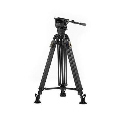TiLTA CT12 75mm Cine Fluid Head with 2-Stage One Touch Carbon Fiber Tripod Legs (12KG)