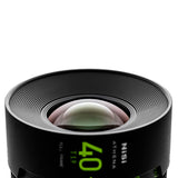 NiSi ATHENA 40mm T1.9 with Drop-In Filter PRIME Full Frame Cinema Lens RF/E/L Mount