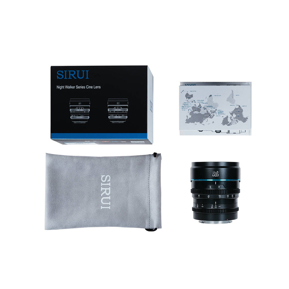 SIRUI Night Walker 16mm T1.2 S35 Cine Lens