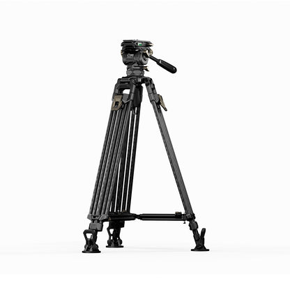 TiLTA CT08A 75mm Cine Fluid Head with 2-Stage One Touch Carbon Fiber Tripod Legs (8KG)