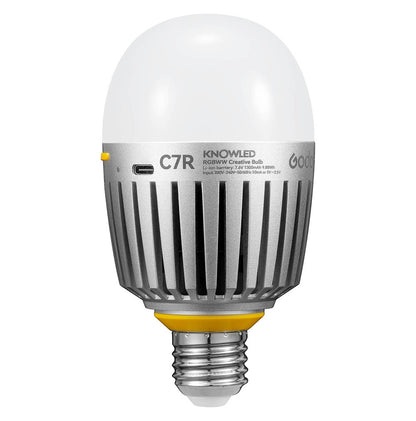 GODOX KNOWLED C7R K8 E27 RGBWW Creative Bulb 8-Light Kit For Practical Set Lighting With Built-In Battery