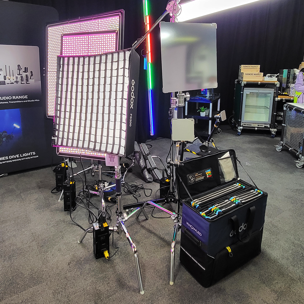 Godox 50" Collapsible And Portable C-Stand With Grip & Arm Set (Non Adjustable Legs)