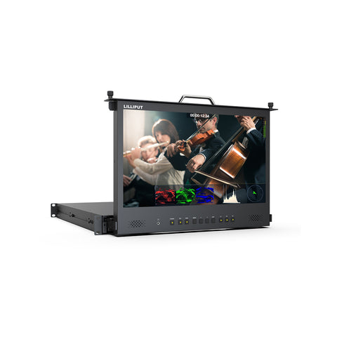 LILLIPUT RM-1731S 17.3 inch 3G-SDI 1RU Pull-out rackmount monitor