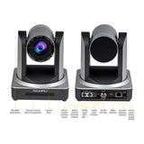 FEELWORLD POE20X Simultaneous 3G-SDI HDMI IP Live Streaming PTZ Camera with 20X Zoom PoE Supported
