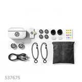 Hollyland LARK M2 DUO 2-Person Wireless Microphone System with Lightning Connector (2.4 GHz, Ivory White)