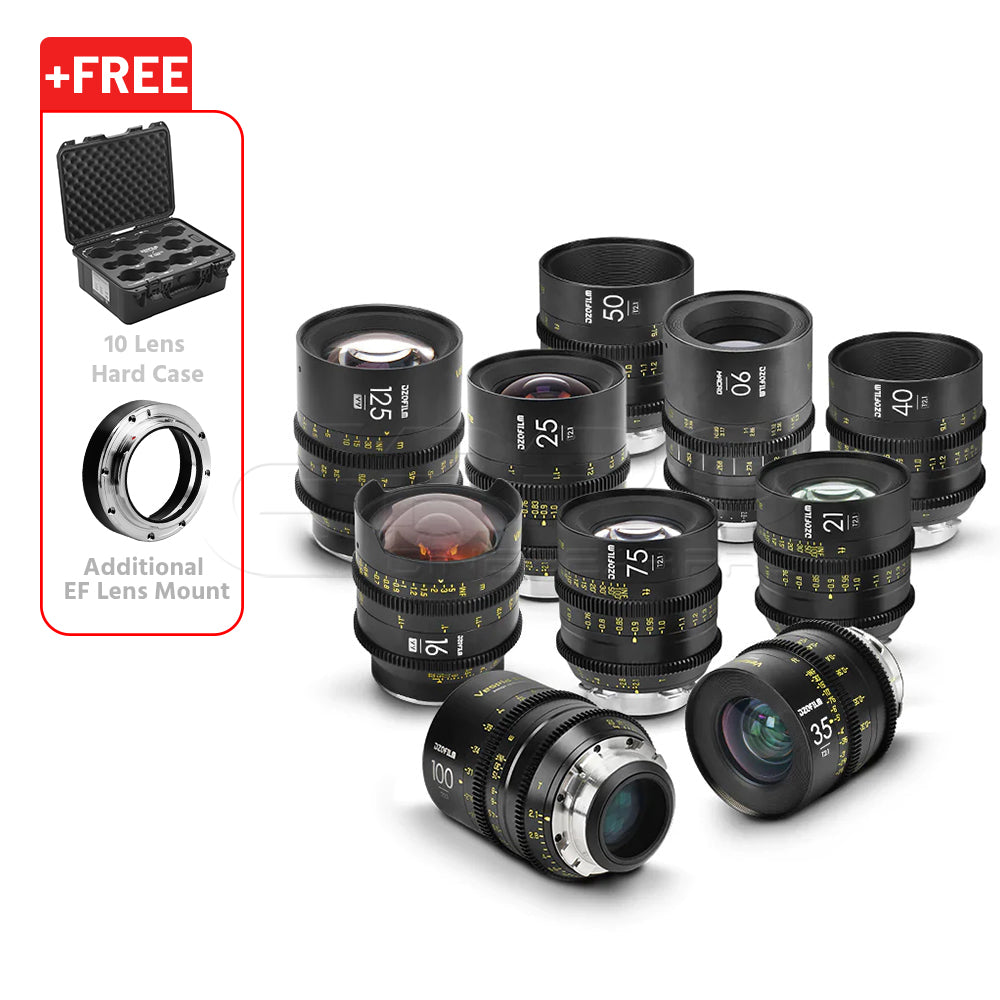 DZOFILM VESPID Prime 10 Lens Bundle Kit
