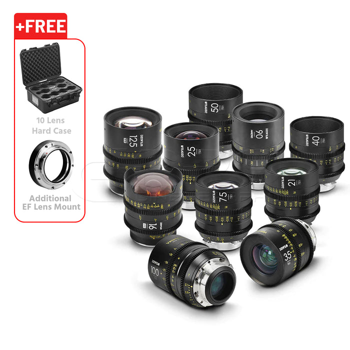 DZOFILM VESPID Prime 10 Lens Bundle Kit