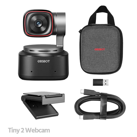 OBSBOT Tiny 2 PTZ 4K Webcam With AI-Powered Tracking