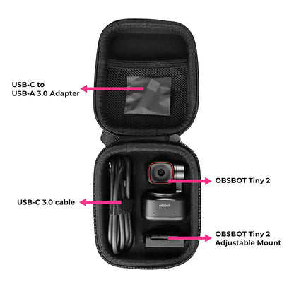 OBSBOT Storage Case For OBSBOT Tiny2 AI-Powered PTZ Webcam