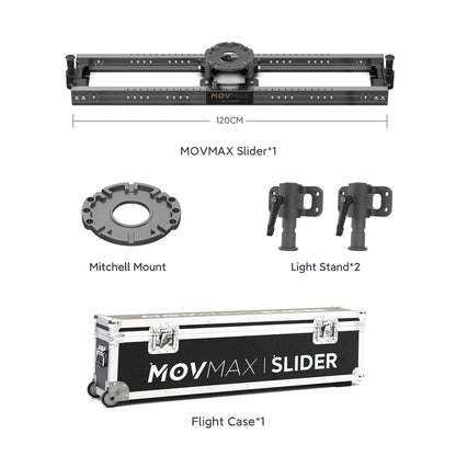 MOVMAX Slider For Professional Cinematographer 60/90/120/150/180/210cm