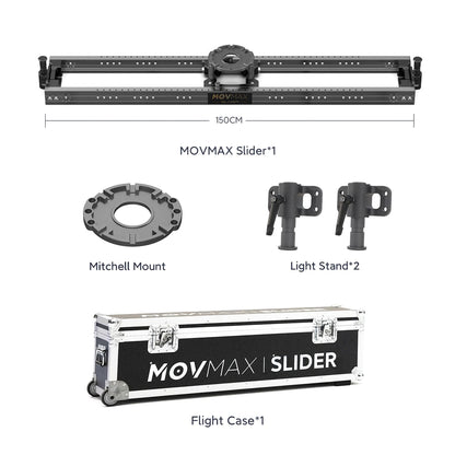 MOVMAX Slider For Professional Cinematographer 60/90/120/150/180/210cm
