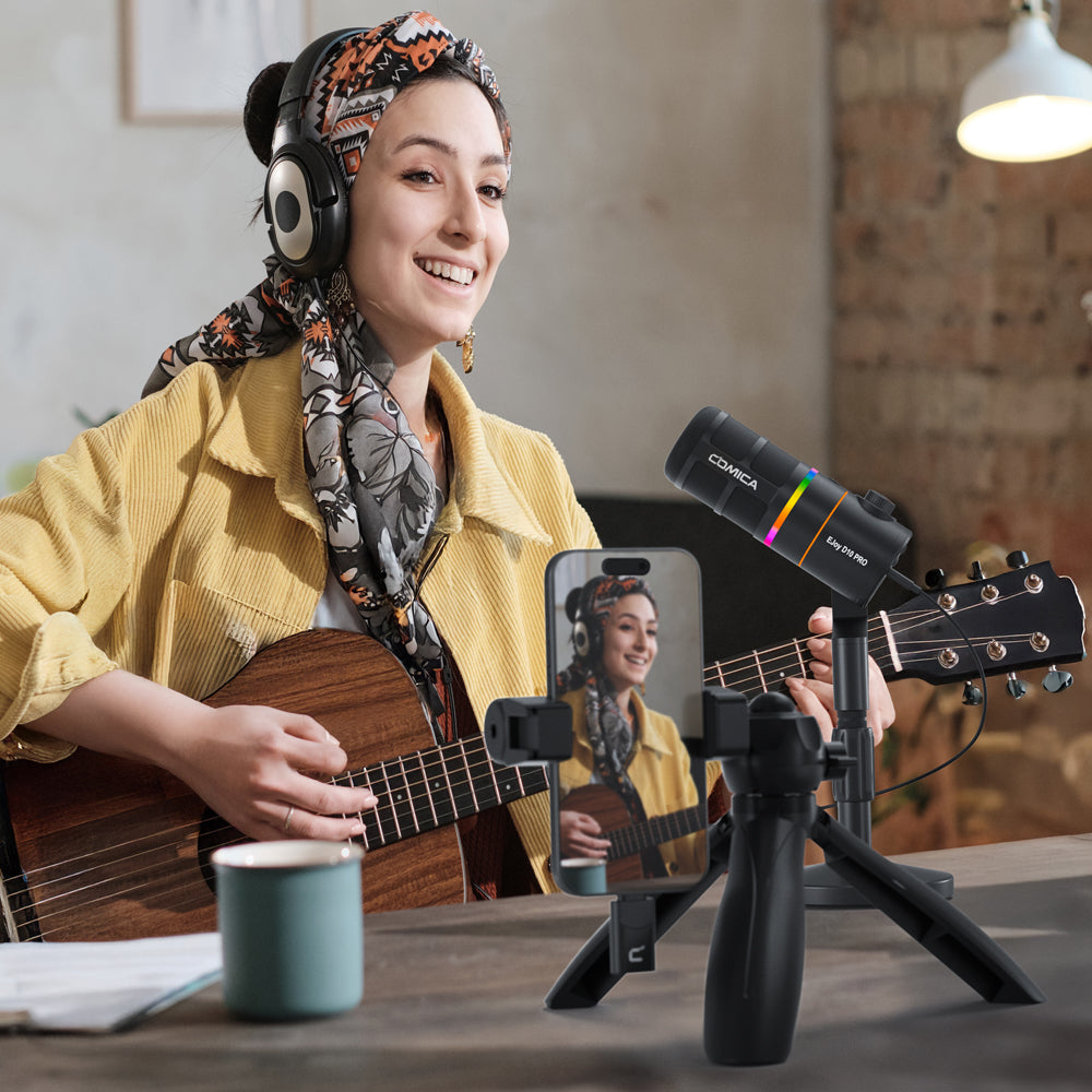 COMICA EJoy D10 PRO RGB Cardioid Dynamic Wireless Microphone