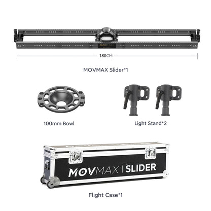 MOVMAX Slider For Professional Cinematographer 60/90/120/150/180/210cm