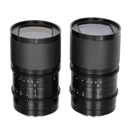 SIRUI Saturn 50/75mm Full-frame Carbon Fiber Anamorphic 2-Lens Set
