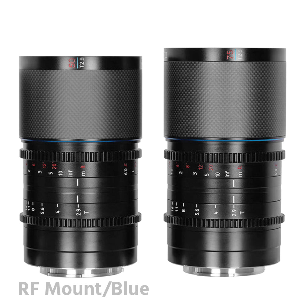 SIRUI Saturn 50/75mm Full-frame Carbon Fiber Anamorphic 2-Lens Set
