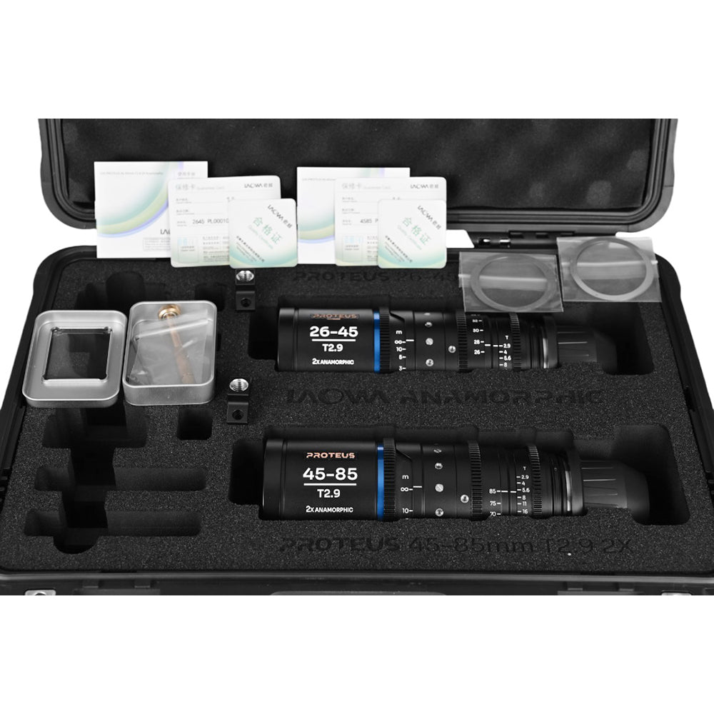 Laowa Proteus Zoom 2X Anamorphic 2-Lens Bundle (26-45mm, 45-85mm)