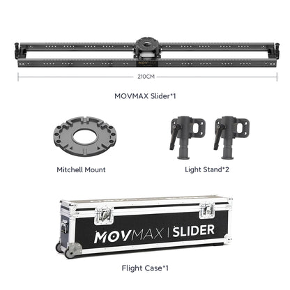 MOVMAX Slider For Professional Cinematographer 60/90/120/150/180/210cm