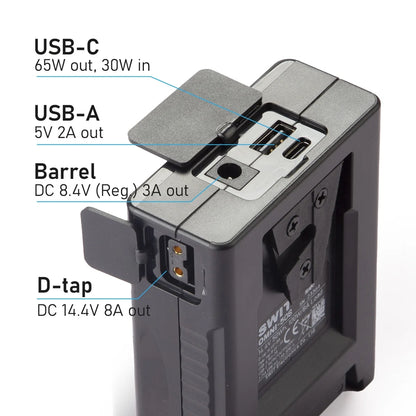 SWIT OMNI-50S 50Wh USB-C Pocket V-mount Battery
